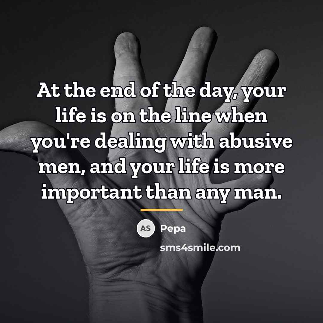 “At the end of the day, your life is on…” quote by Pepa