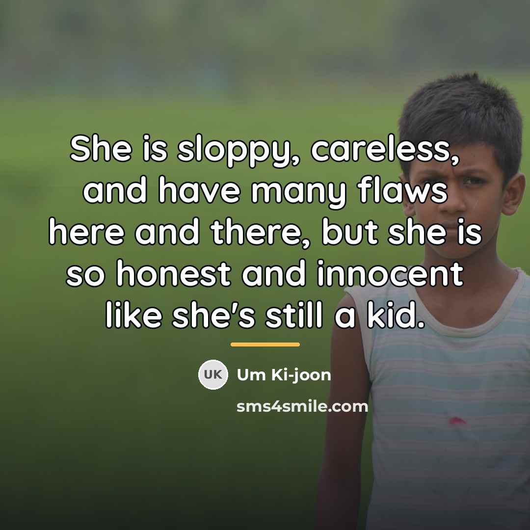 “She is sloppy, careless, and have many flaws here and…” quote by Um Ki-joon
