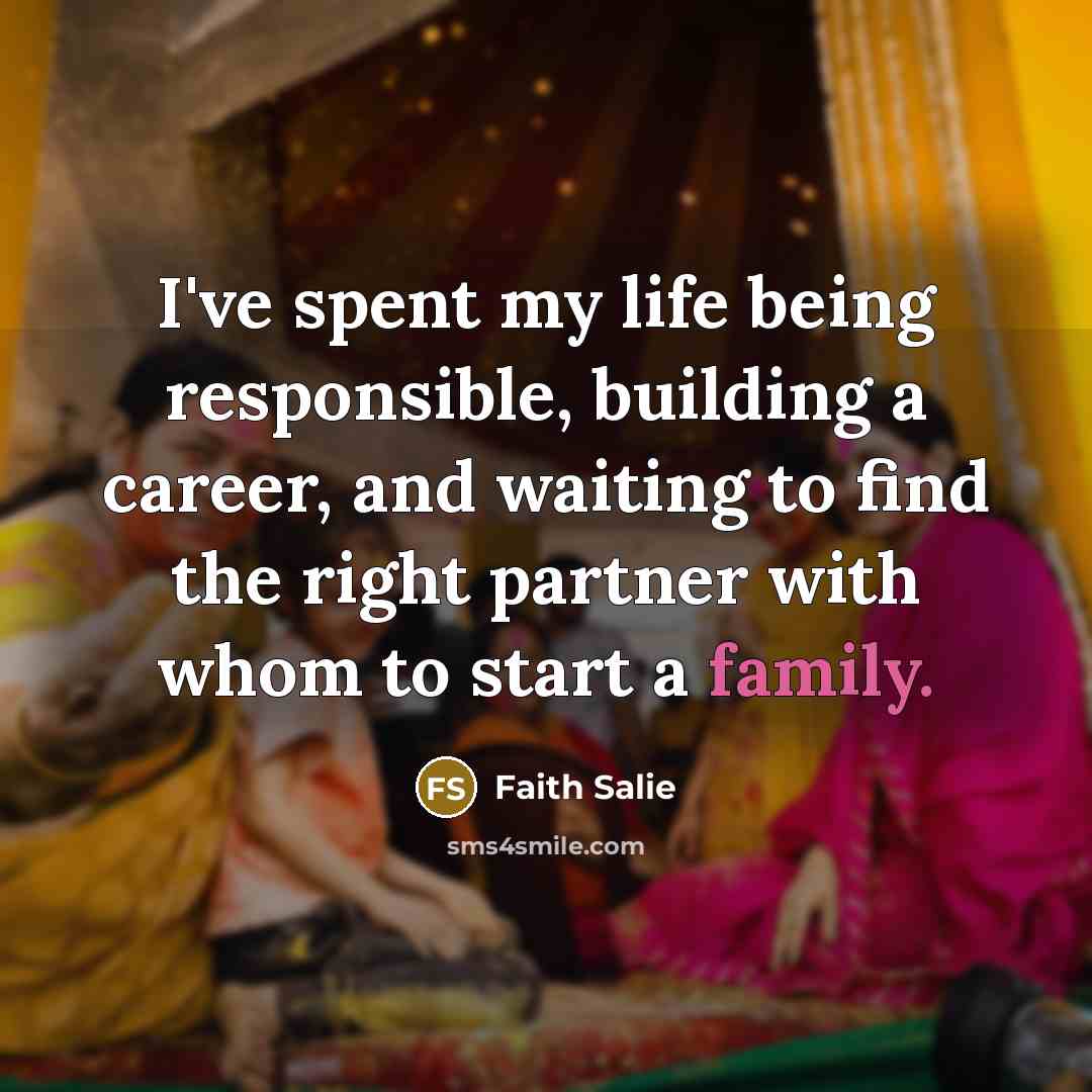 “I've spent my life being responsible, building a career, and…” quote by Faith Salie