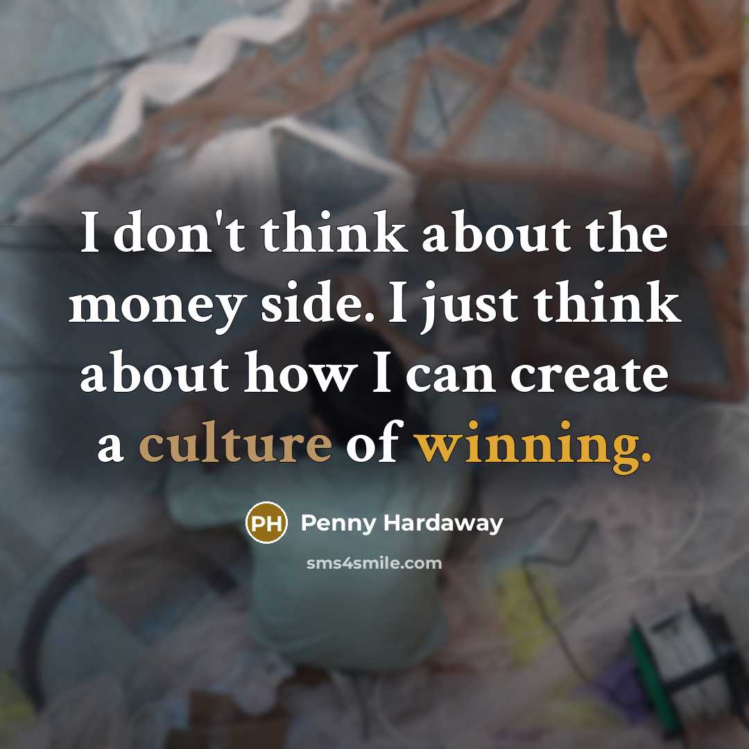 “I don't think about the money side. I just think…” quote by Penny Hardaway