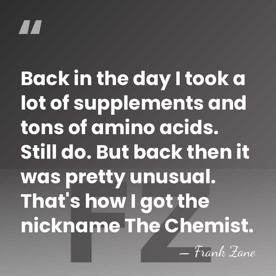 Back in the day I took a lot of supplements and tons&hellip; - Frank Zane