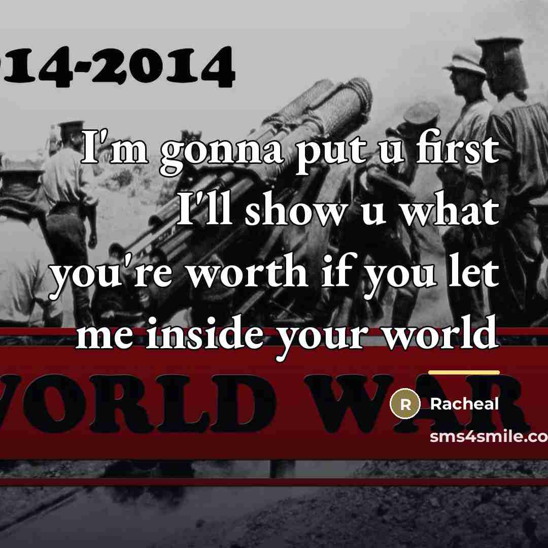 “I'm gonna put u first I'll show u what you're…” quote by Racheal