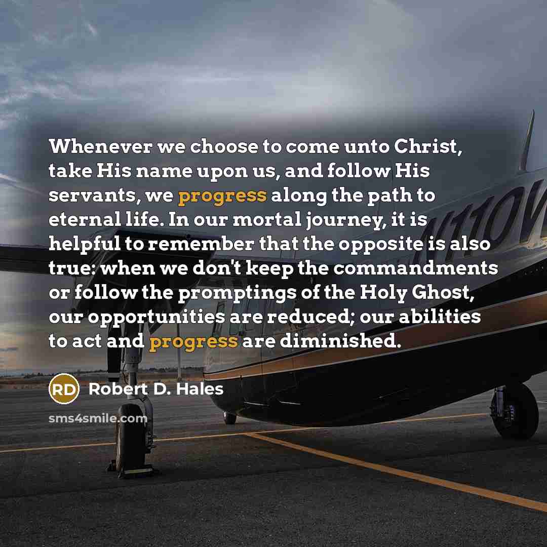 “Whenever we choose to come unto Christ, take His name…” quote by Robert D. Hales
