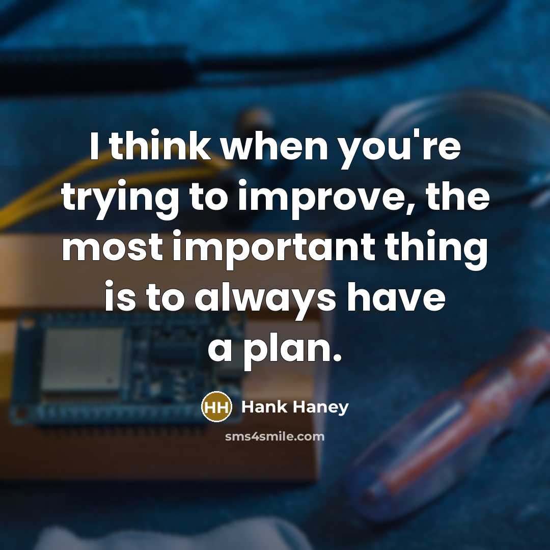 “I think when you're trying to improve, the most important…” quote by Hank Haney