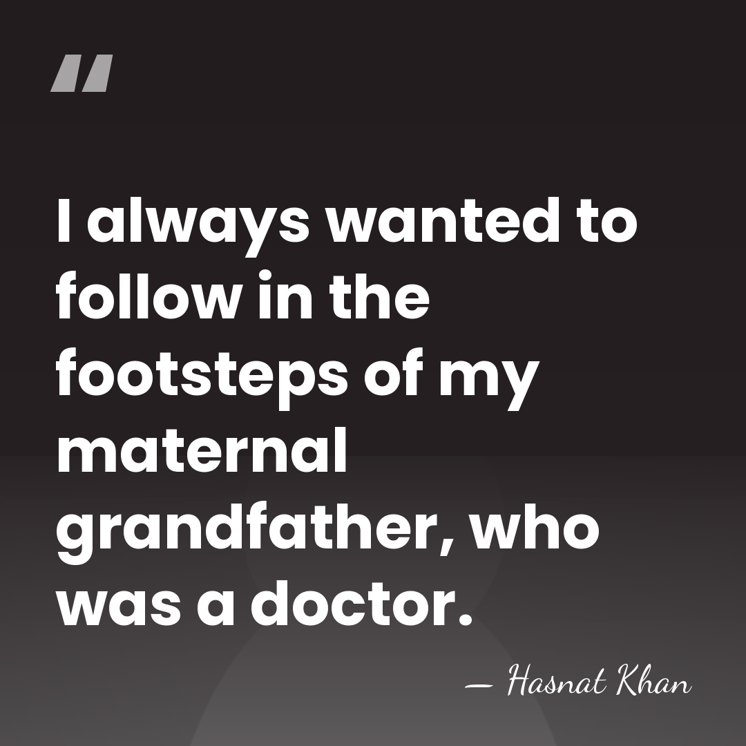 I always wanted to follow in the footsteps of my maternal grandfather,&hellip; - Hasnat Khan
