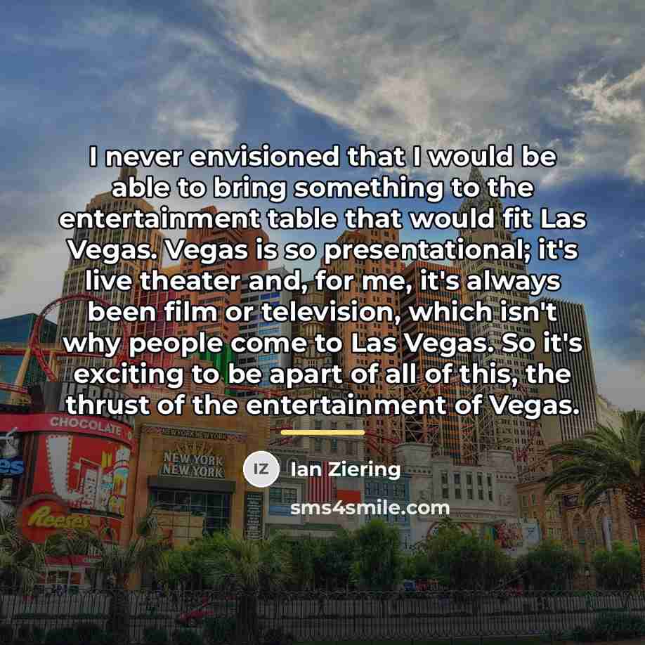 “I never envisioned that I would be able to bring…” quote by Ian Ziering