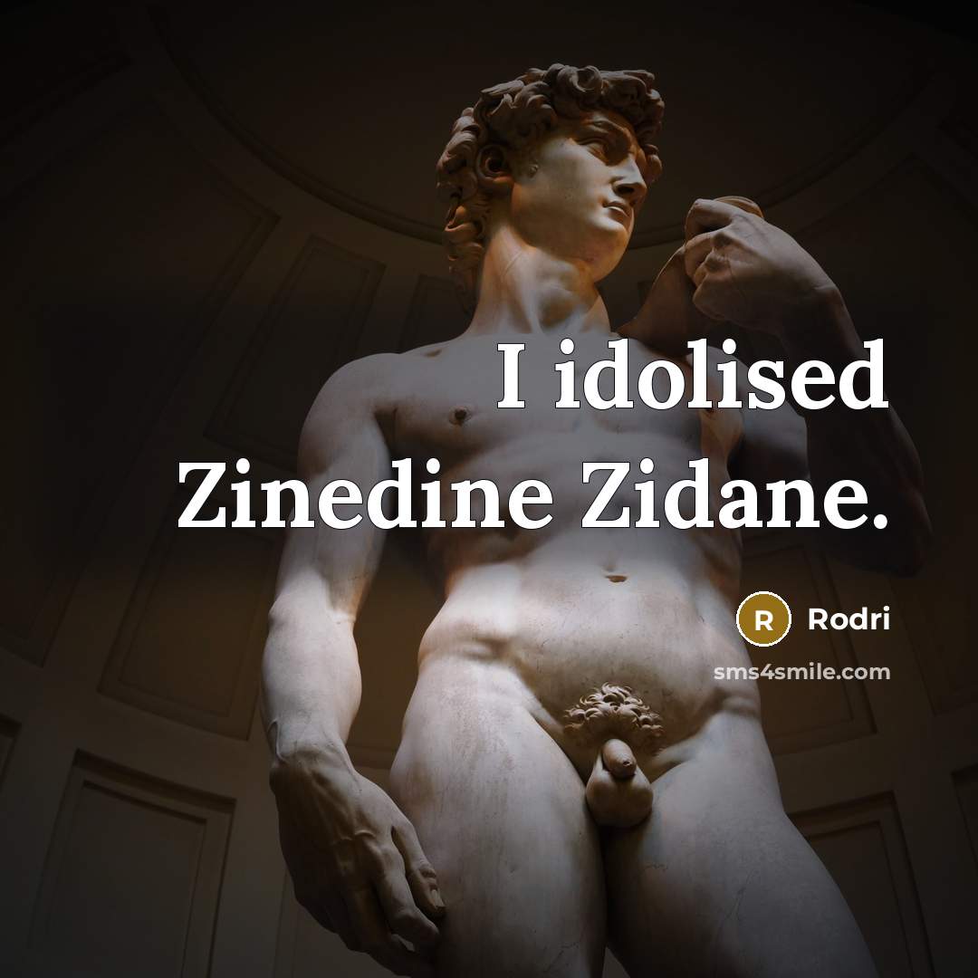 “I idolised Zinedine Zidane.” quote by Rodri