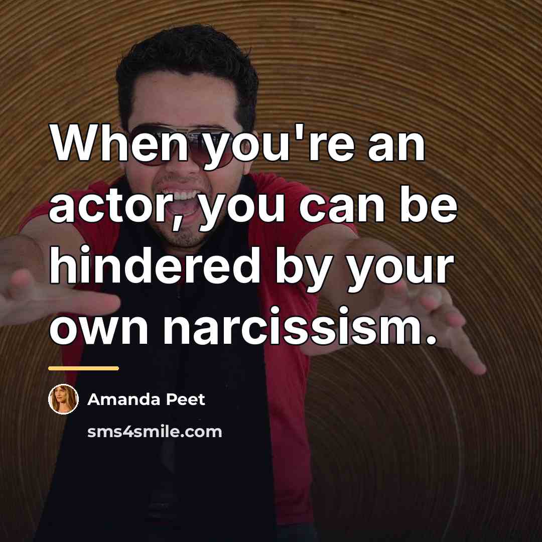 “When you're an actor, you can be hindered by your…” quote by Amanda Peet