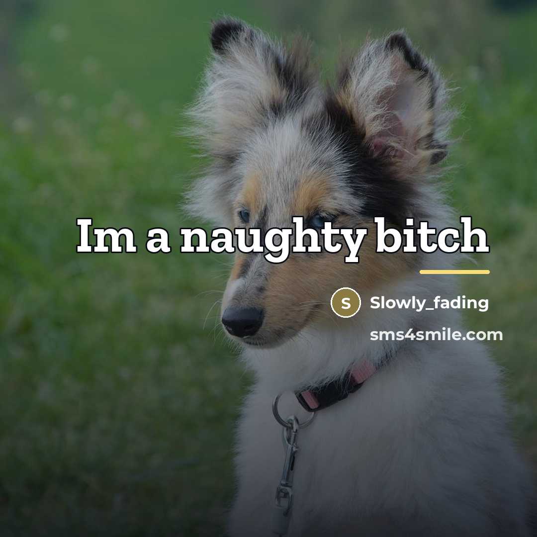 “Im a naughty bitch…” quote by Slowly_fading