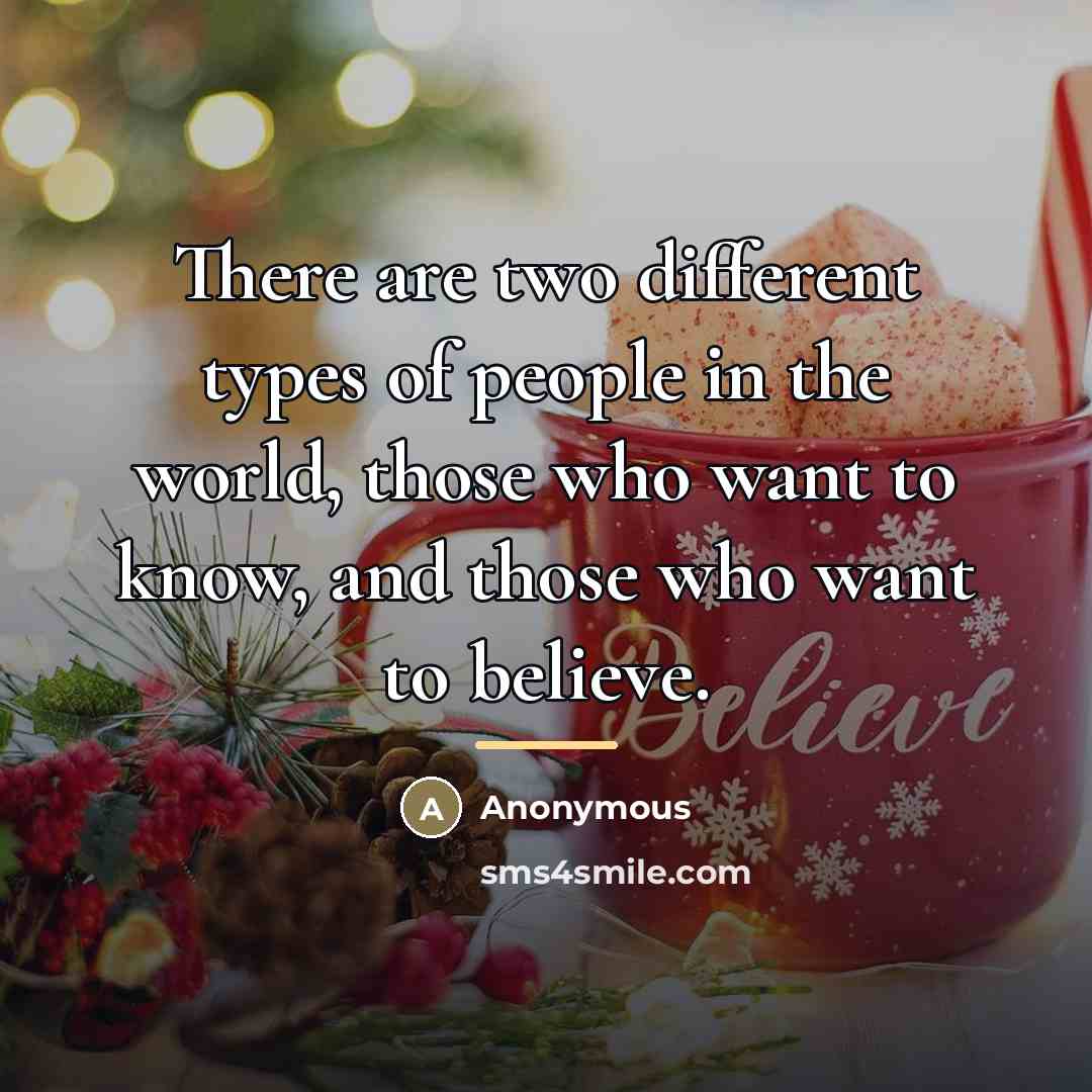 “There are two different types of people in the world,…” quote by Anonymous