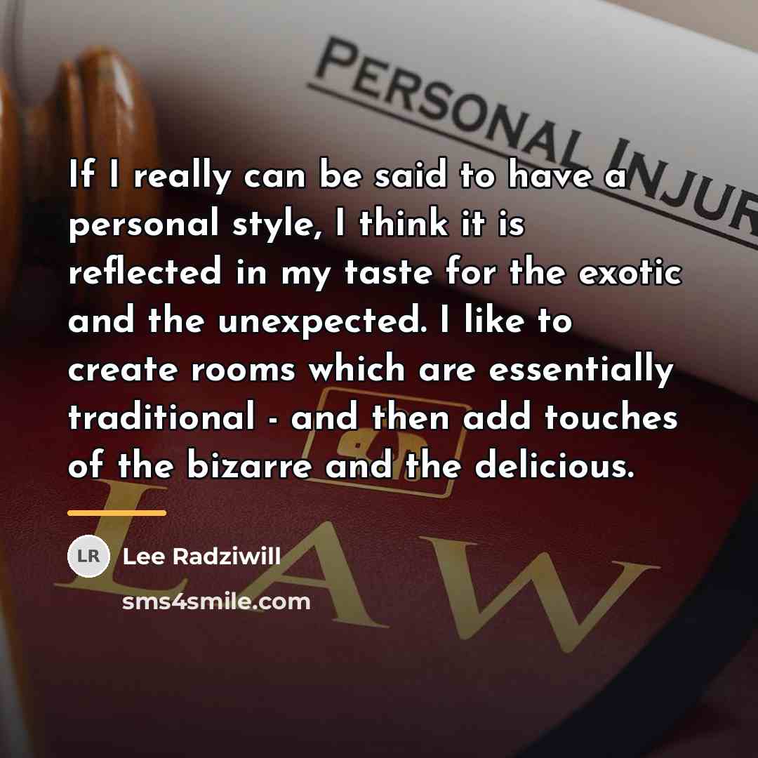 “If I really can be said to have a personal…” quote by Lee Radziwill