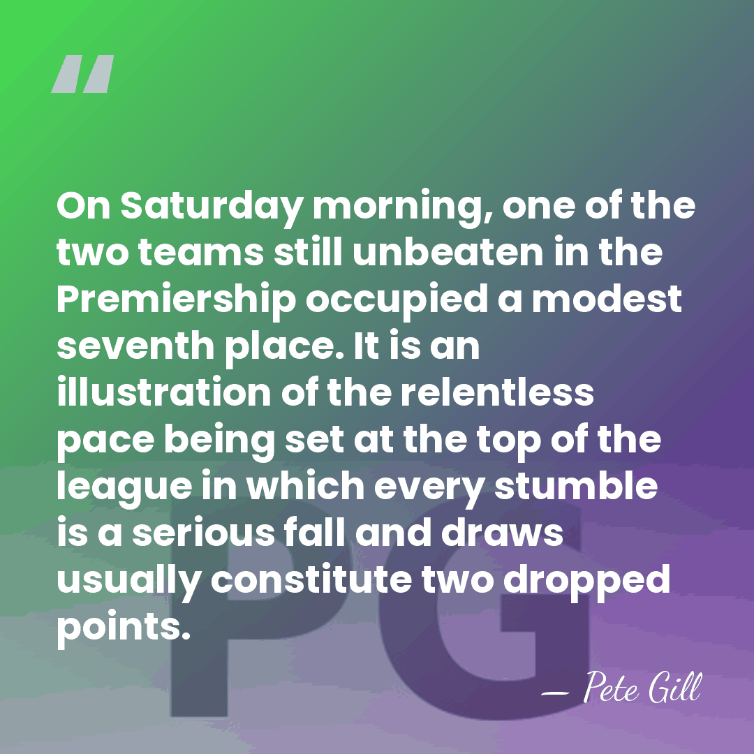On Saturday morning, one of the two teams still unbeaten in the&hellip; - Pete Gill
