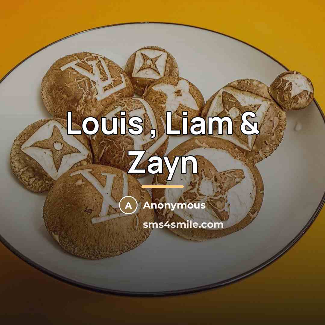 “Louis , Liam & Zayn…” quote by Anonymous