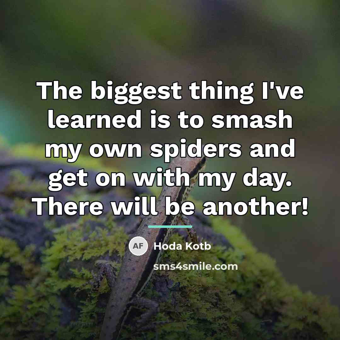 “The biggest thing I've learned is to smash my own…” quote by Hoda Kotb