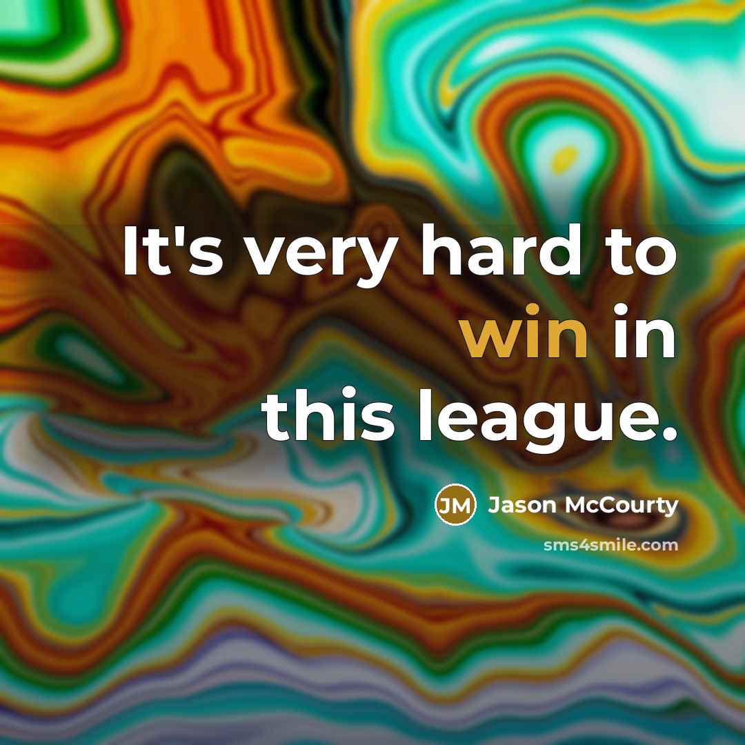 “It's very hard to win in this league.” quote by Jason McCourty