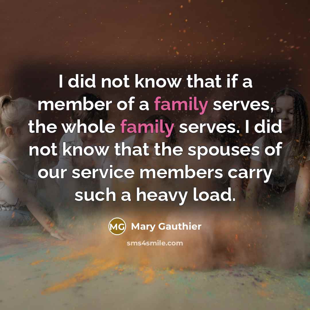 “I did not know that if a member of a…” quote by Mary Gauthier