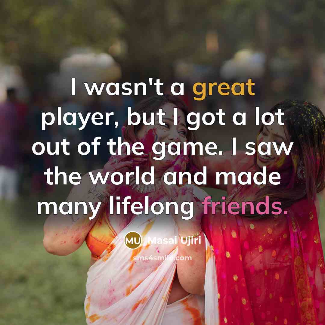 “I wasn't a great player, but I got a lot…” quote by Masai Ujiri