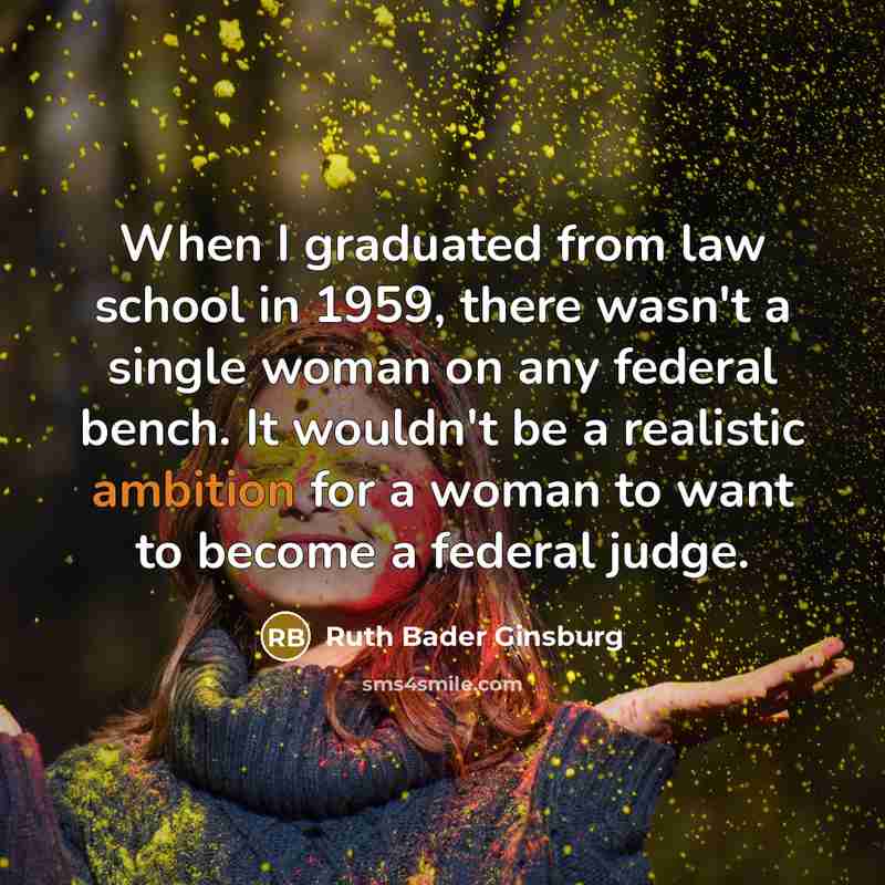“When I graduated from law school in 1959, there wasn't…” quote by Ruth Bader Ginsburg