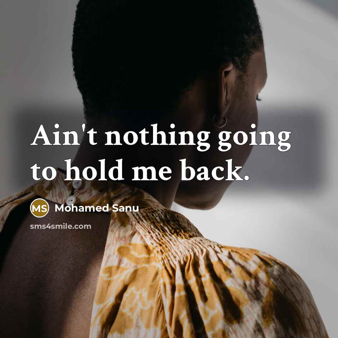 “Ain't nothing going to hold me back.…” quote by Mohamed Sanu