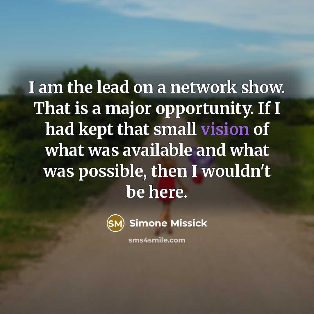 “I am the lead on a network show. That is…” quote by Simone Missick