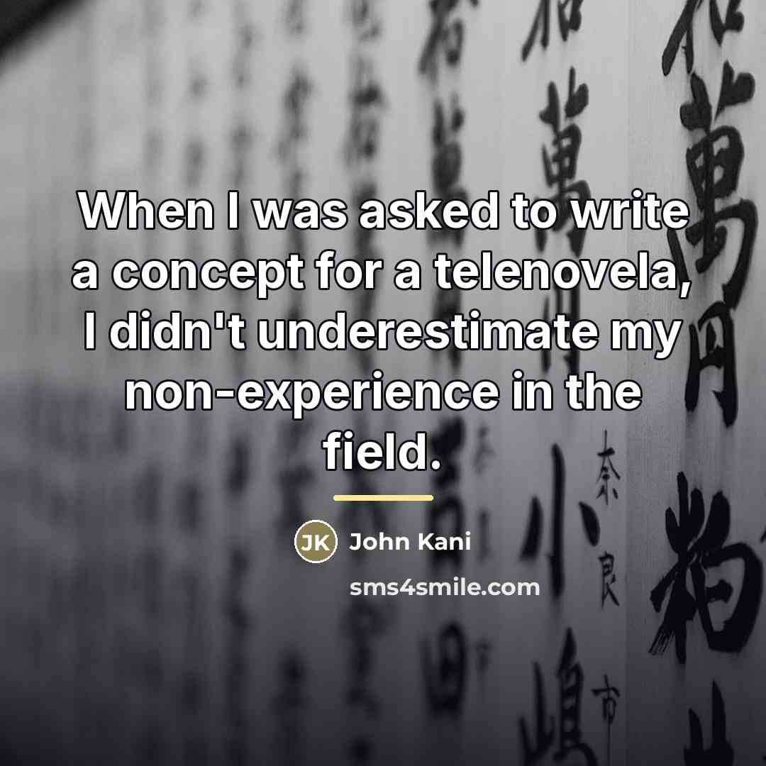 “When I was asked to write a concept for a…” quote by John Kani