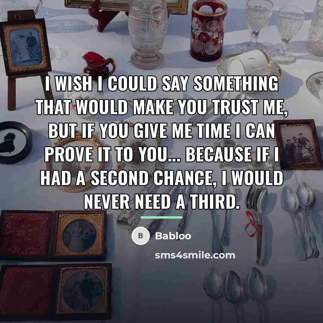 “I wish I could say something that would make you…” quote by Babloo