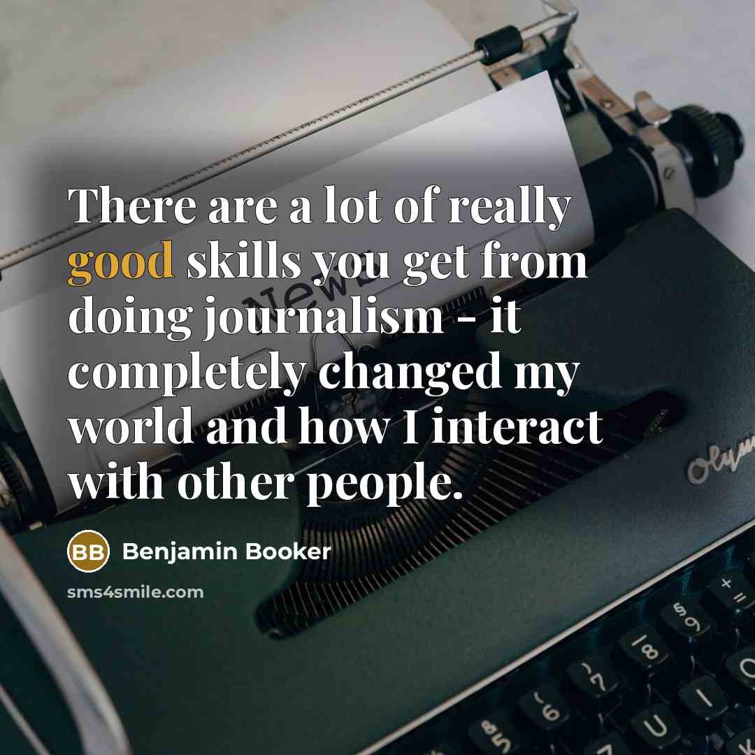 “There are a lot of really good skills you get…” quote by Benjamin Booker