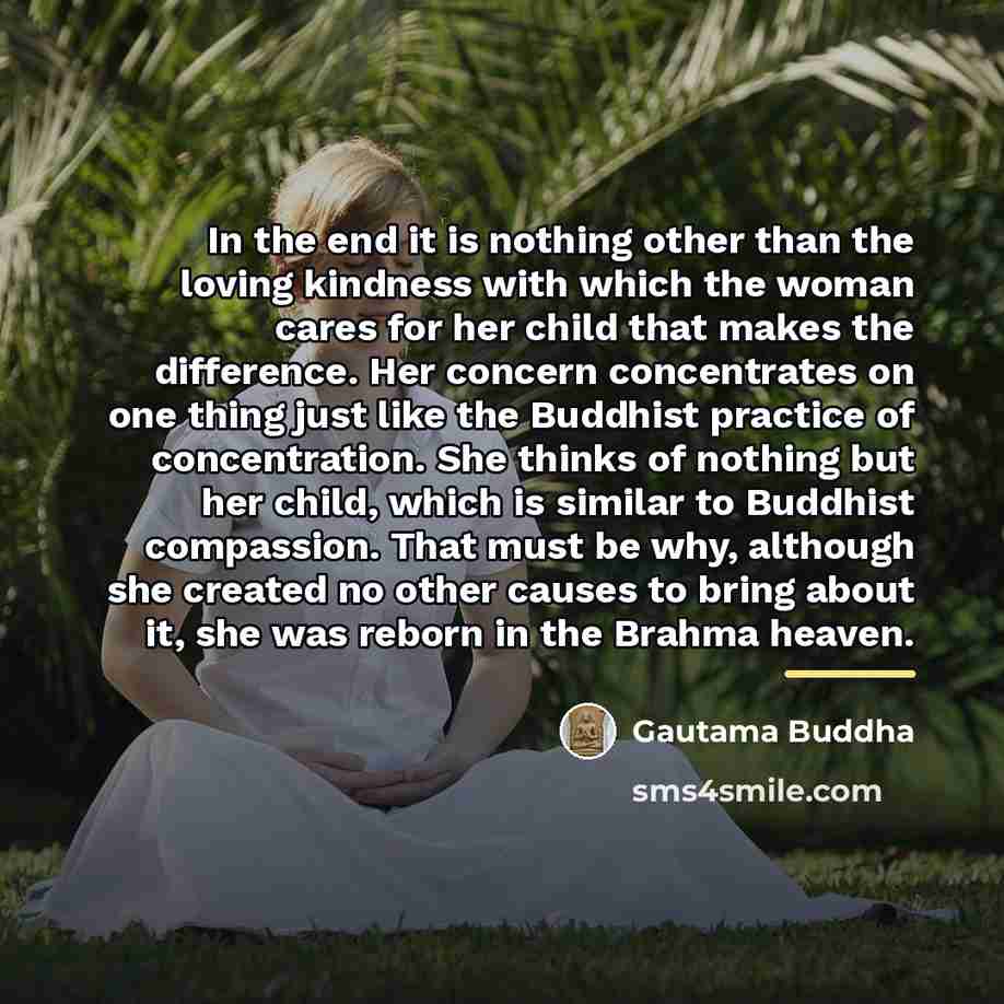 “In the end it is nothing other than the loving…” quote by Gautama Buddha