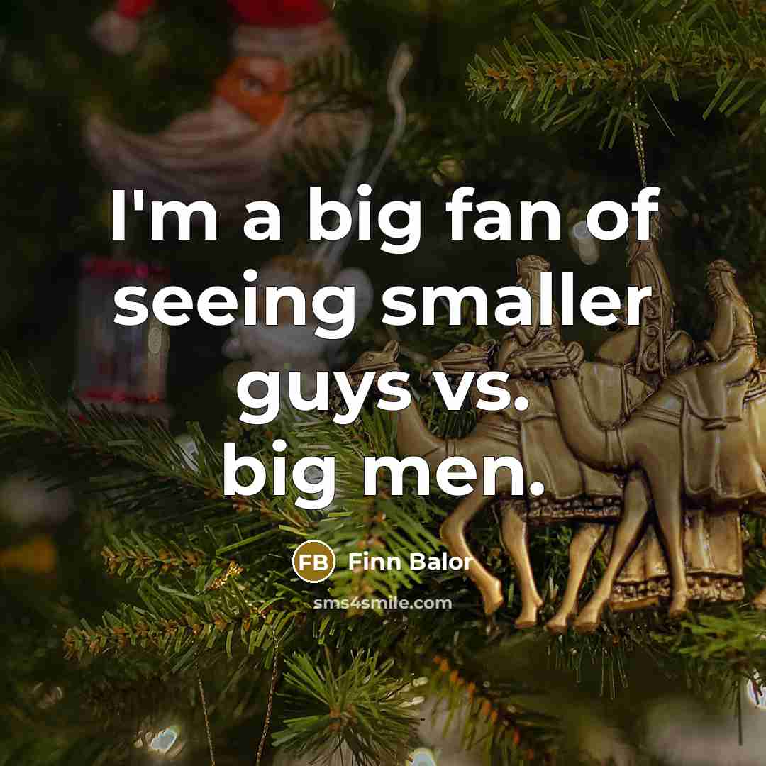 “I'm a big fan of seeing smaller guys vs. big…” quote by Finn Balor
