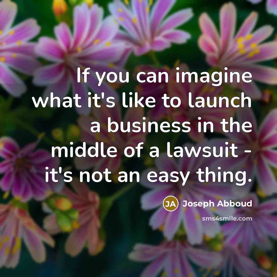 “If you can imagine what it's like to launch a…” quote by Joseph Abboud