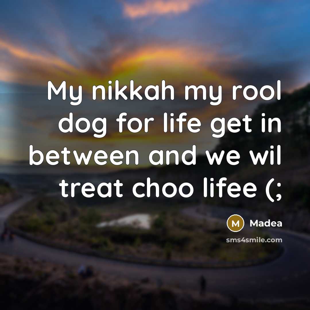 “My nikkah my rool dog for life get in between…” quote by Madea
