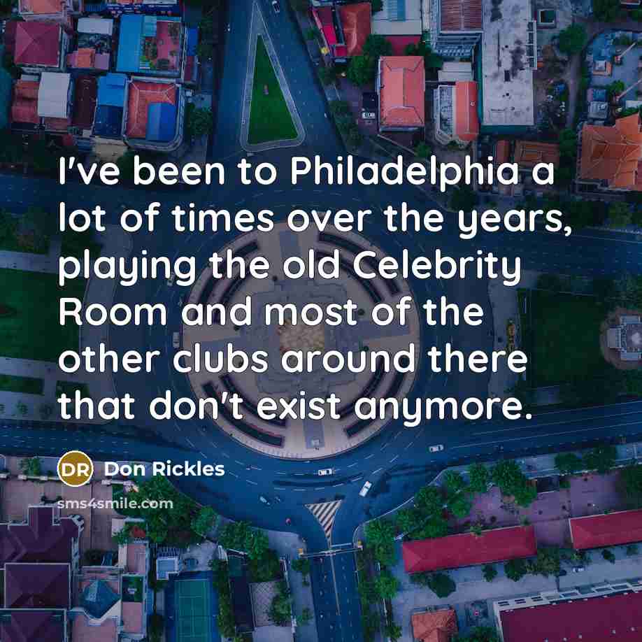 “I've been to Philadelphia a lot of times over the…” quote by Don Rickles