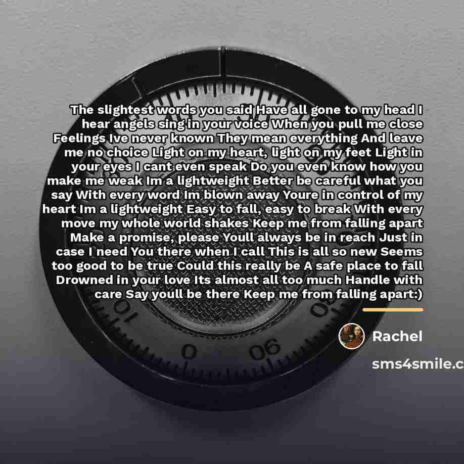 “The slightest words you said Have all gone to my…” quote by Rachel