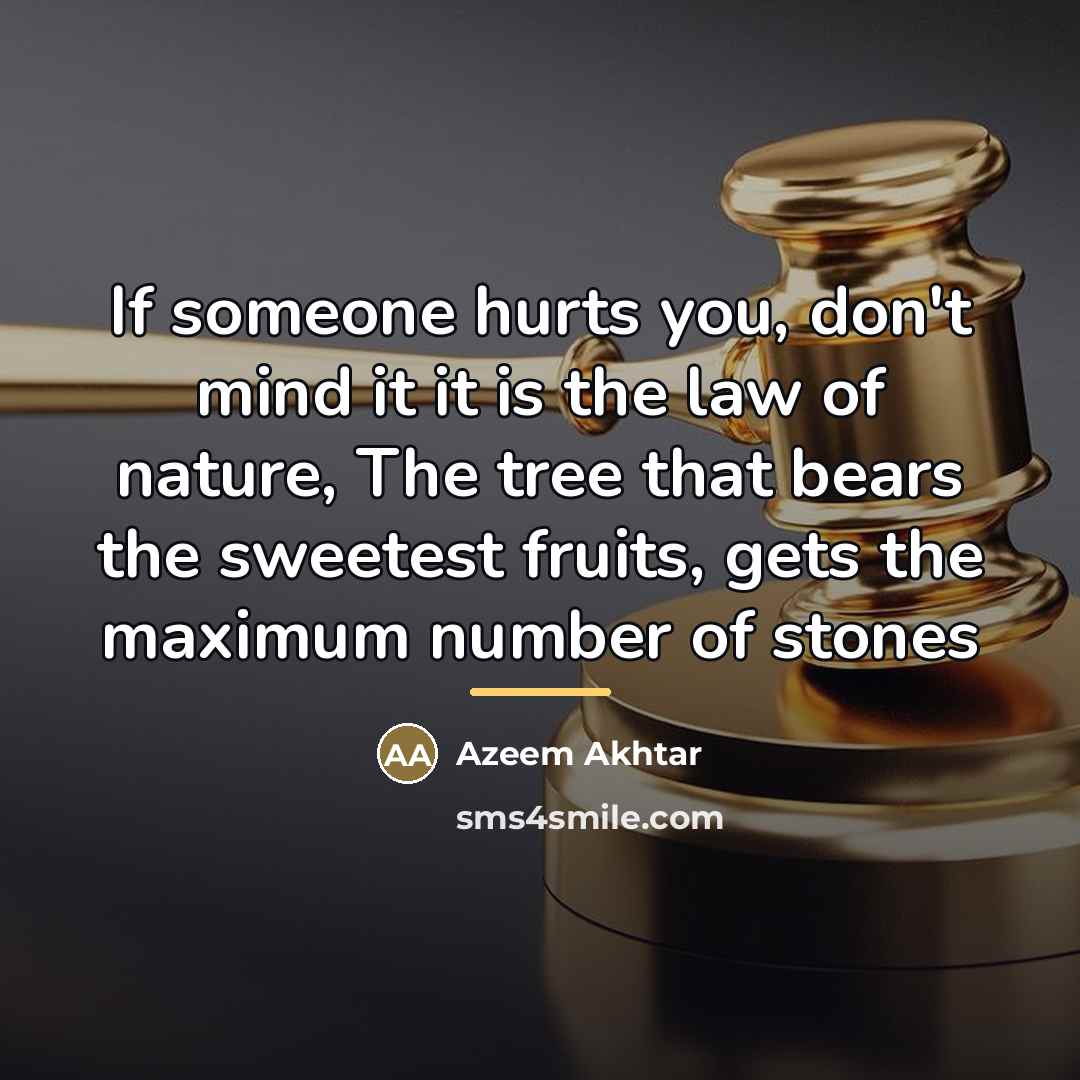 “If someone hurts you, don't mind it it is the…” quote by Azeem Akhtar
