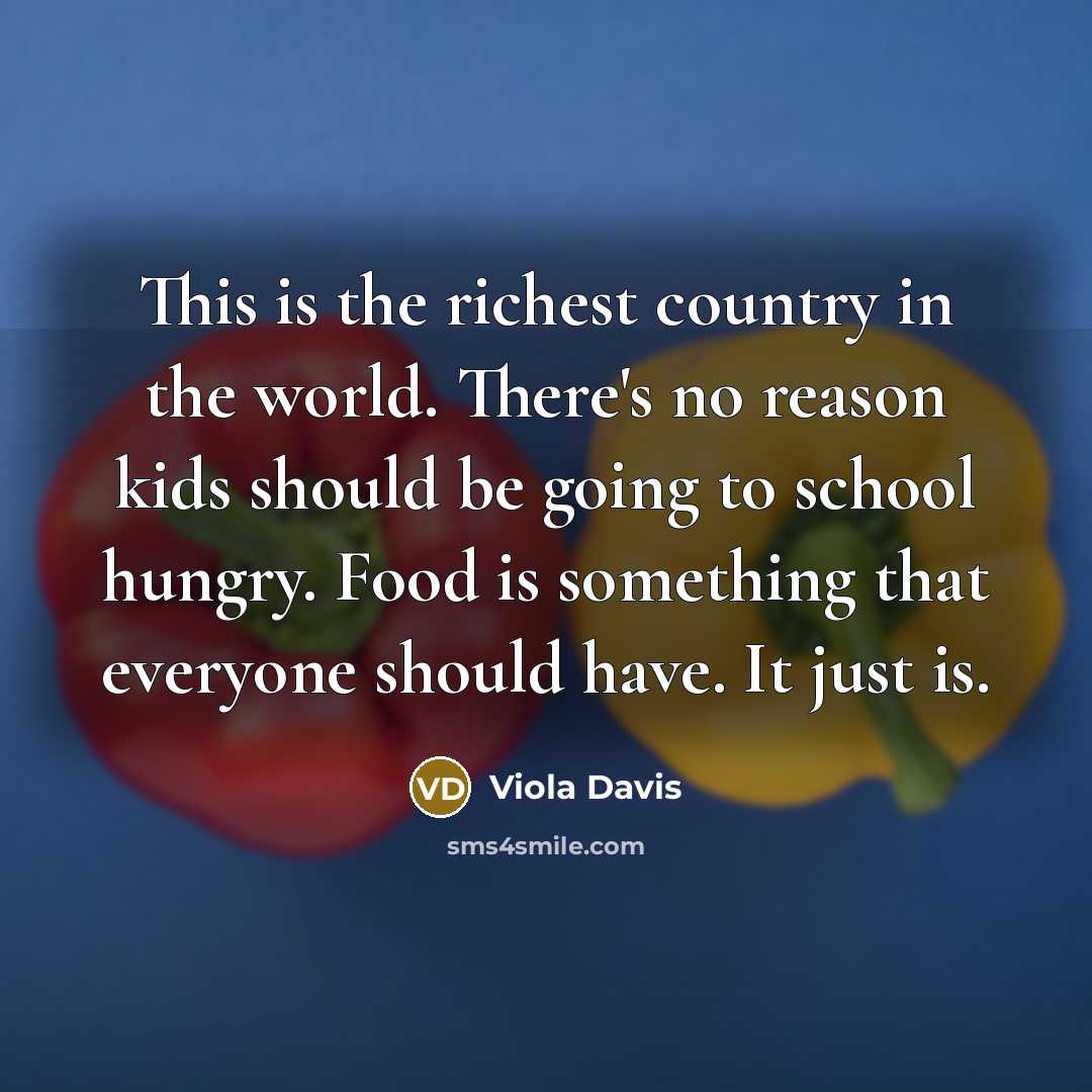 “This is the richest country in the world. There's no…” quote by Viola Davis