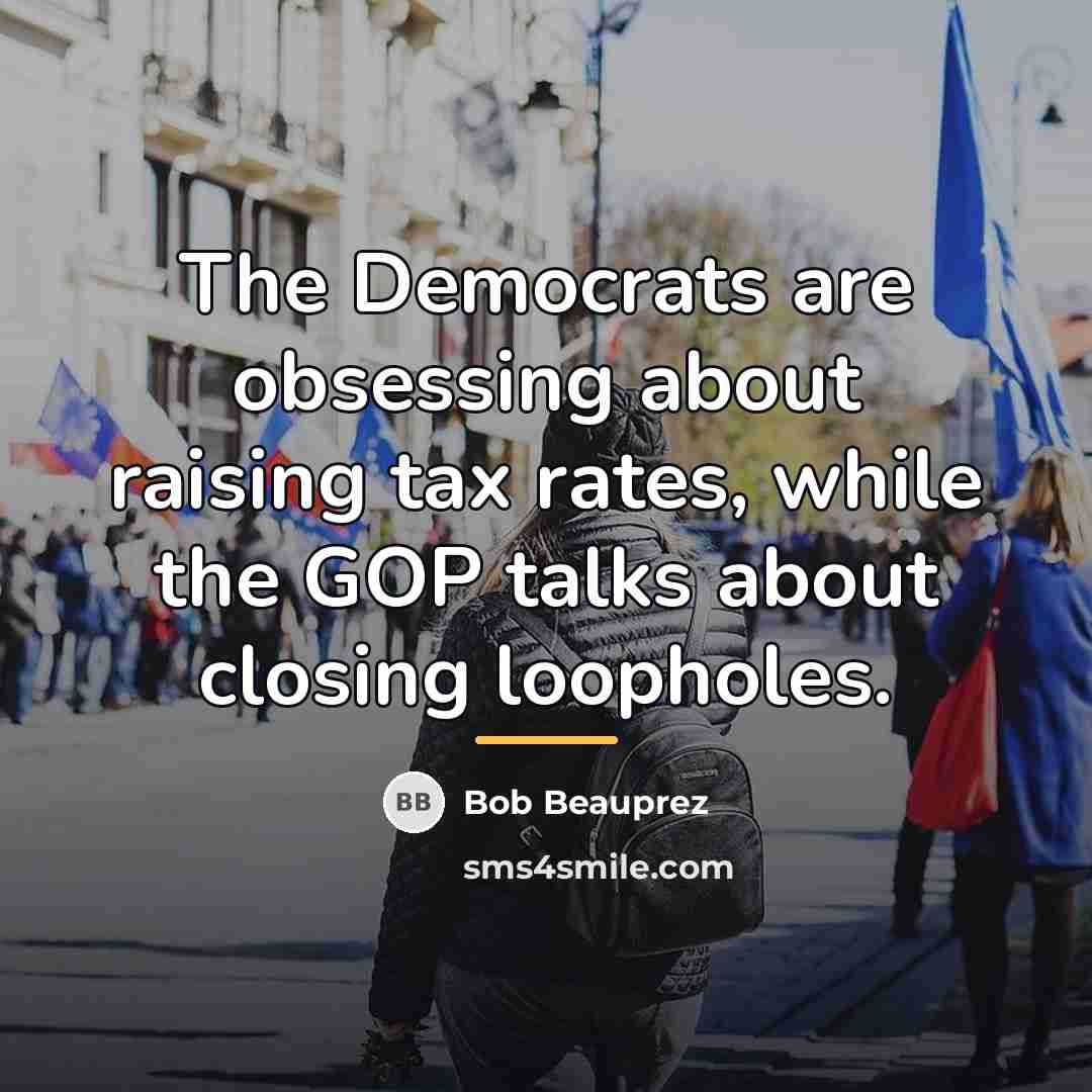 “The Democrats are obsessing about raising tax rates, while the…” quote by Bob Beauprez