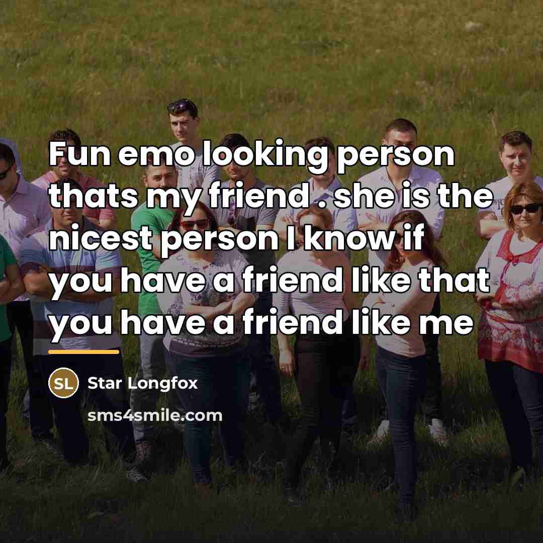“Fun emo looking person thats my friend . she is…” quote by Star Longfox
