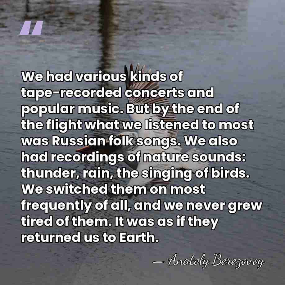 We had various kinds of tape-recorded concerts and popular music. But by&hellip; - Anatoly Berezovoy