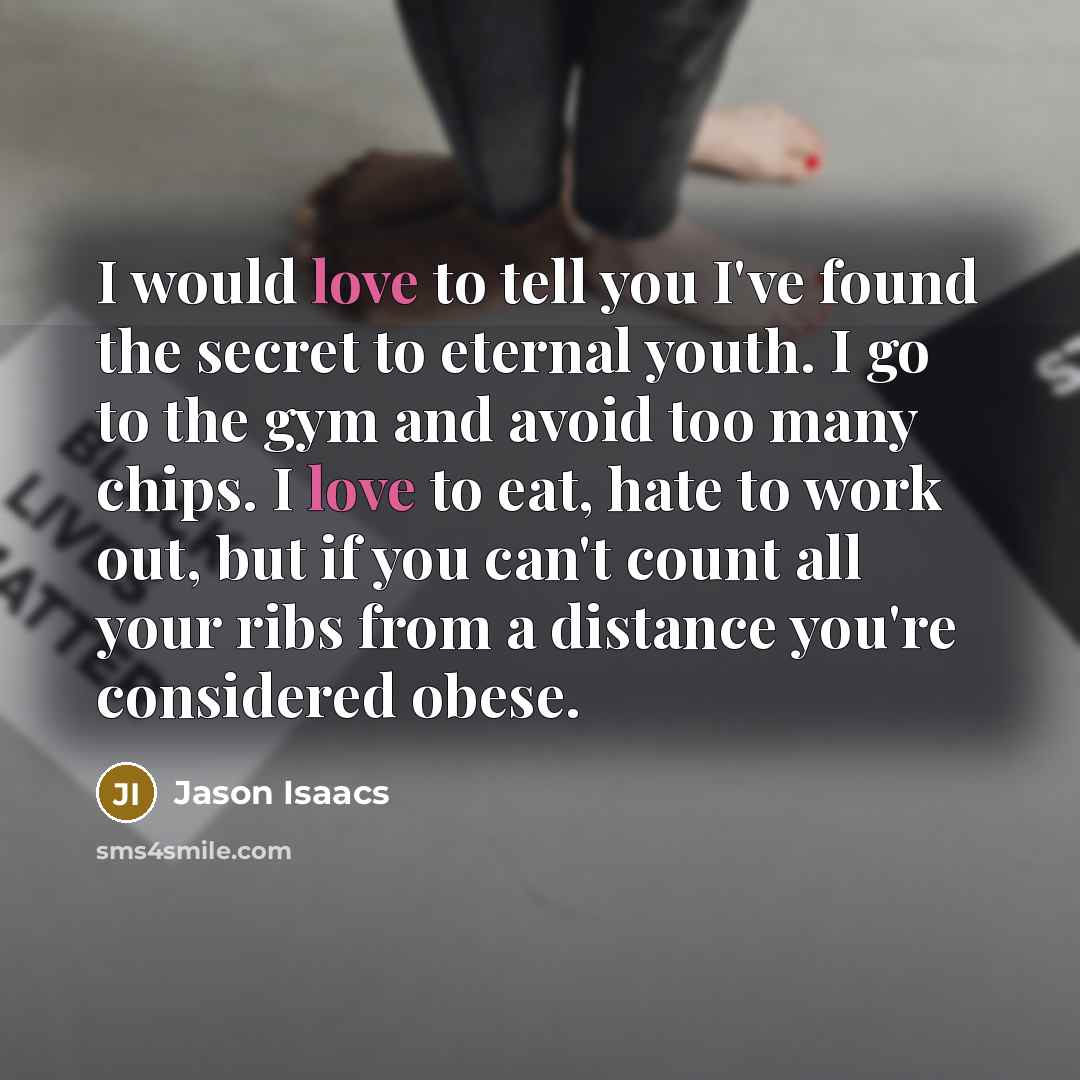 “I would love to tell you I've found the secret…” quote by Jason Isaacs
