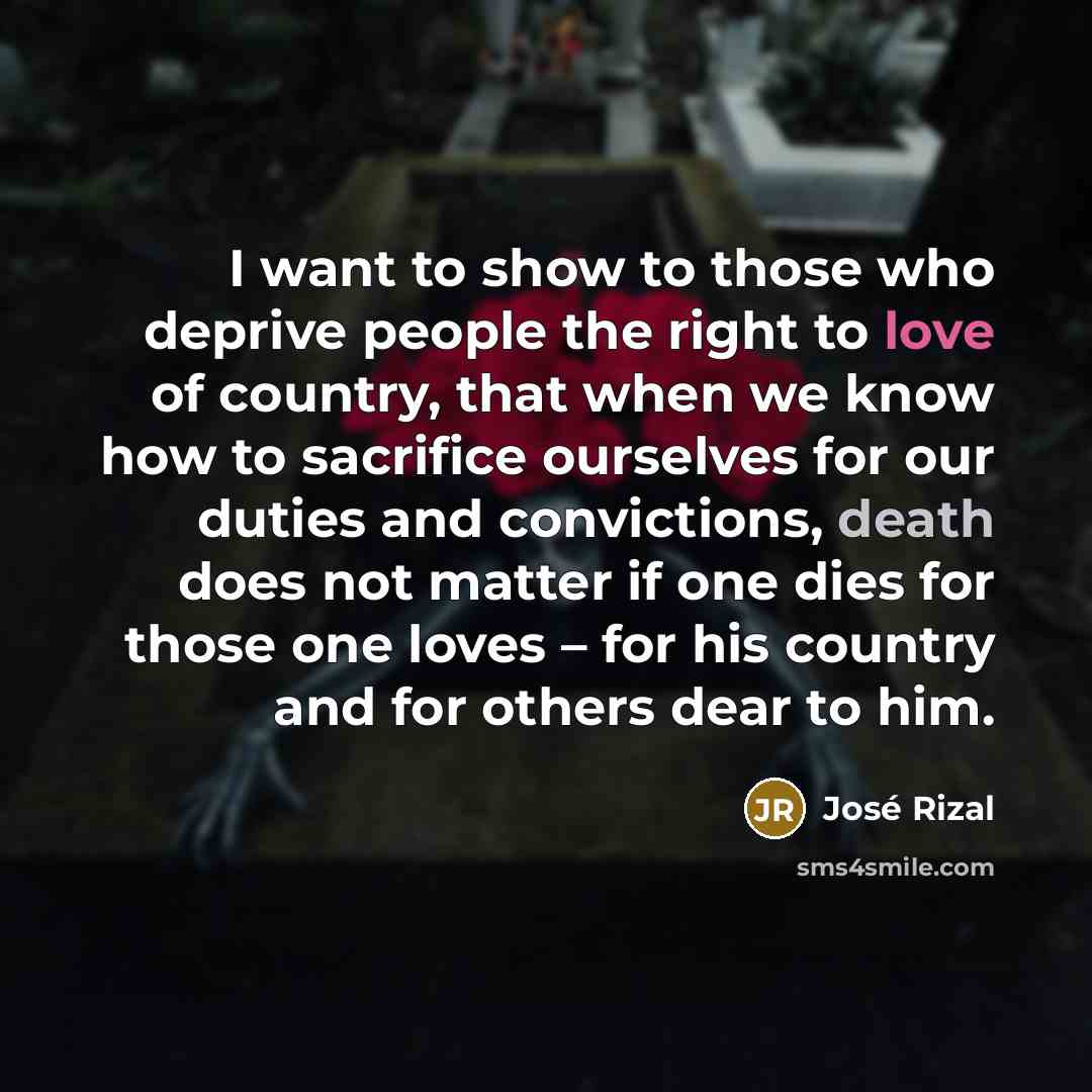 “I want to show to those who deprive people the…” quote by Jose Rizal