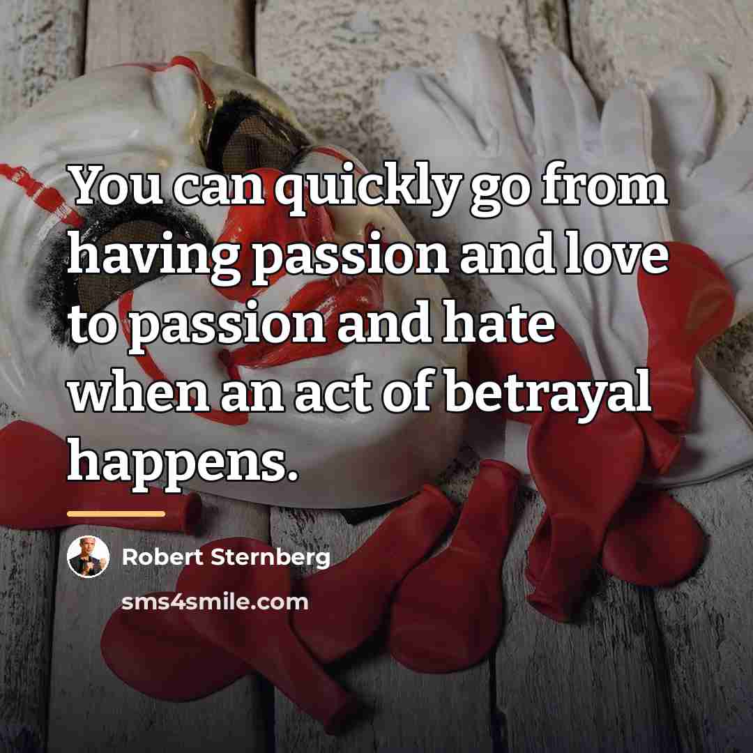 “You can quickly go from having passion and love to…” quote by Robert Sternberg
