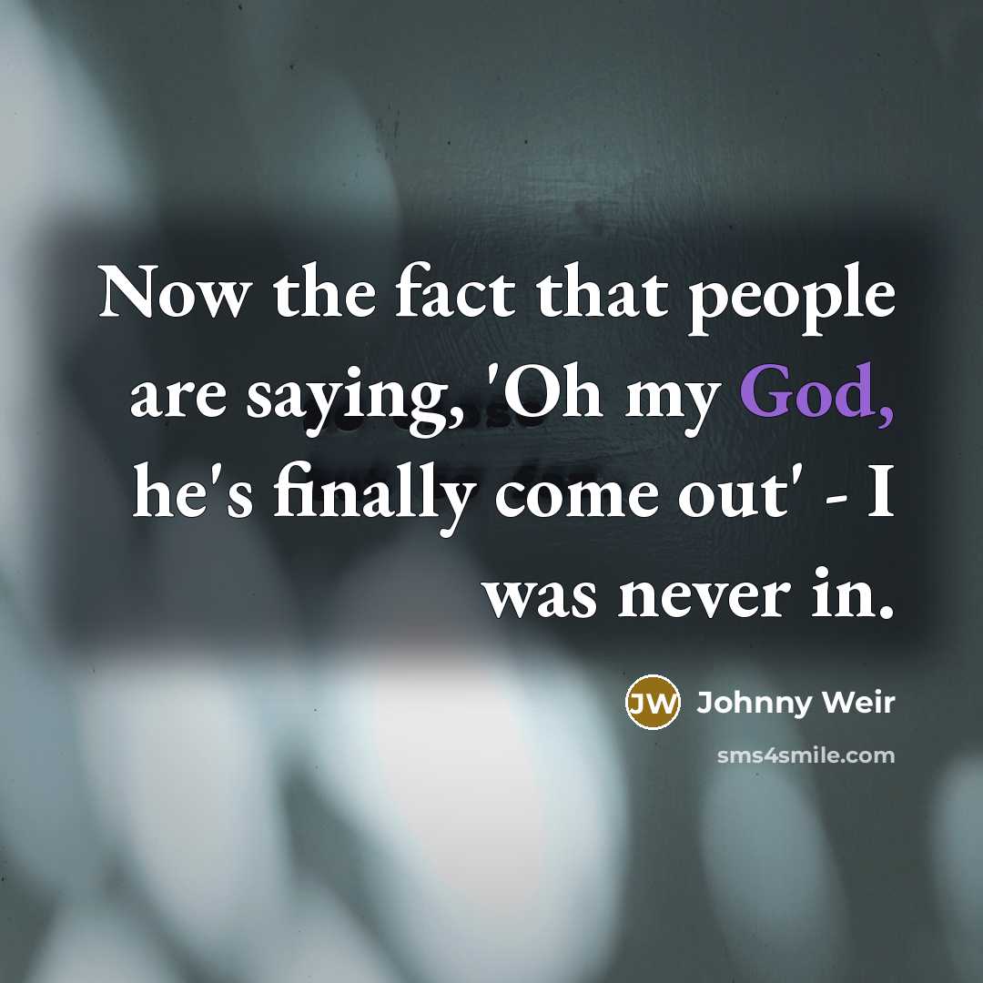 “Now the fact that people are saying, 'Oh my God,…” quote by Johnny Weir