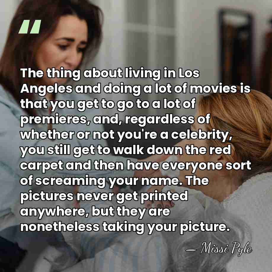 The thing about living in Los Angeles and doing a lot of&hellip; - Missi Pyle