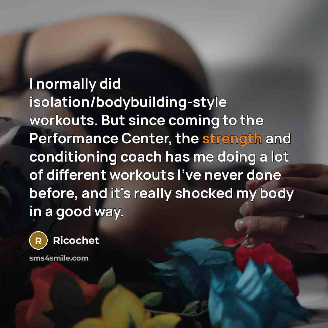 “I normally did isolation/bodybuilding-style workouts. But since coming to the…” quote by Ricochet