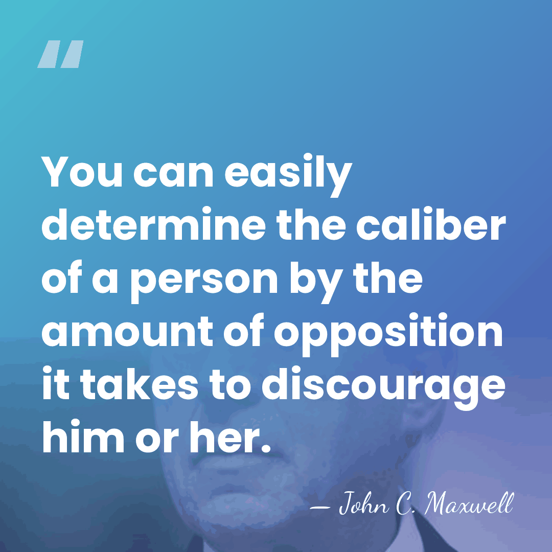 You can easily determine the caliber of a person by the amount&hellip; - John C. Maxwell