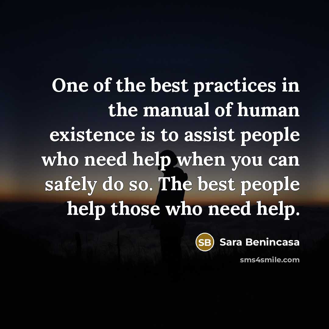 “One of the best practices in the manual of human…” quote by Sara Benincasa