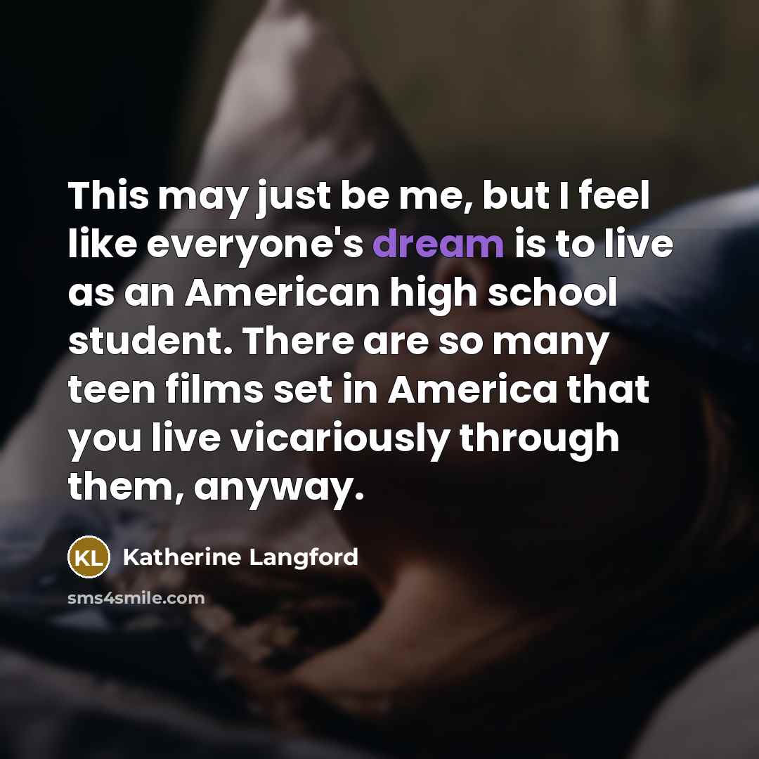 “This may just be me, but I feel like everyone's…” quote by Katherine Langford
