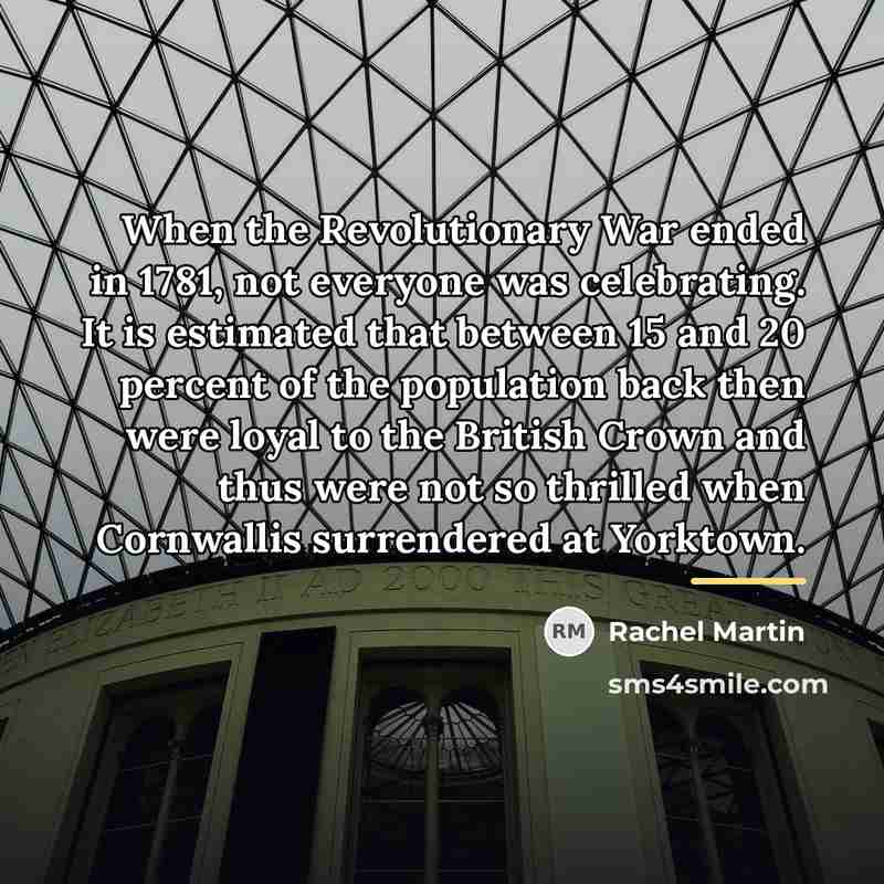 “When the Revolutionary War ended in 1781, not everyone was…” quote by Rachel Martin