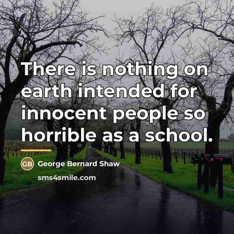 “There is nothing on earth intended for innocent people so…” quote by George Bernard Shaw