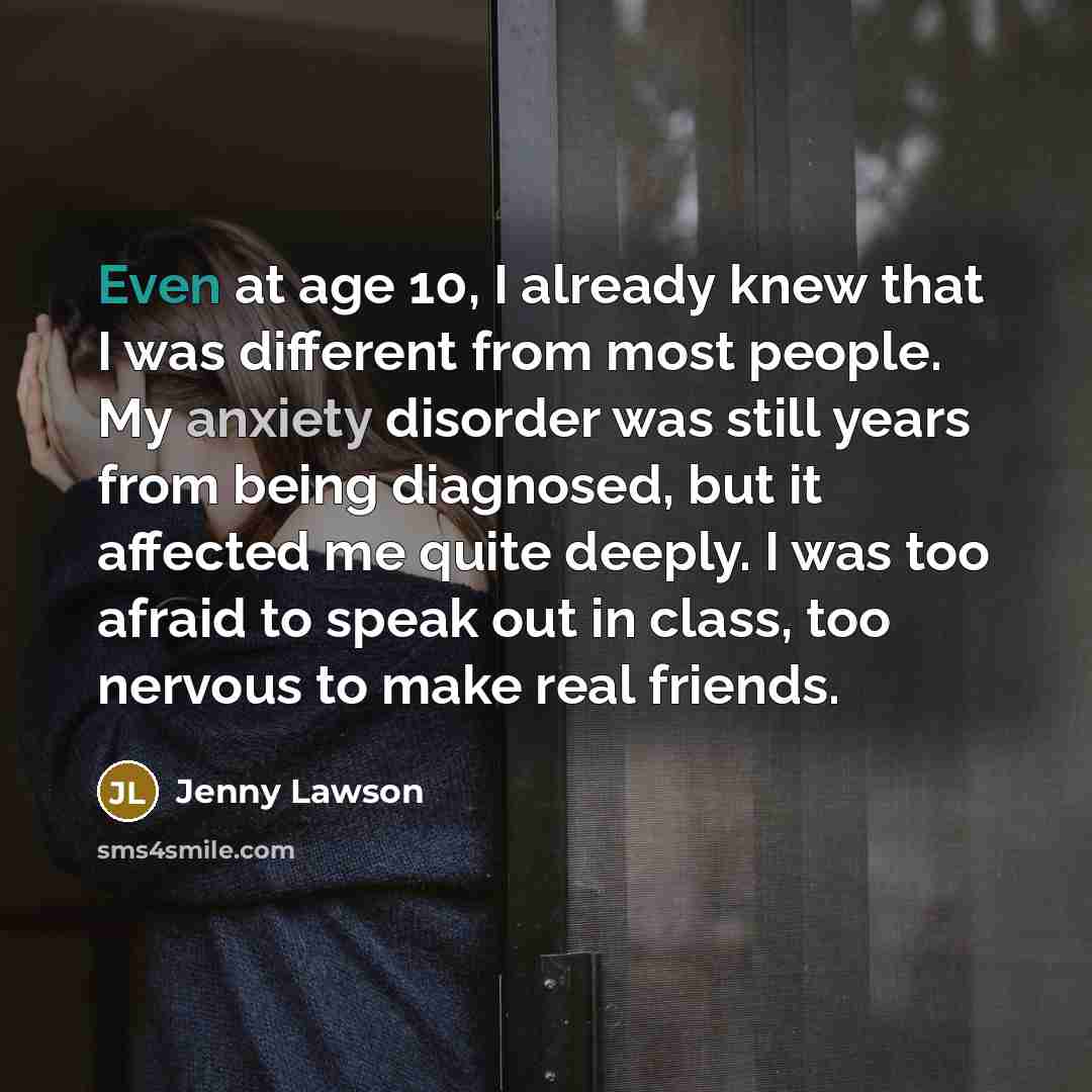 “Even at age 10, I already knew that I was…” quote by Jenny Lawson